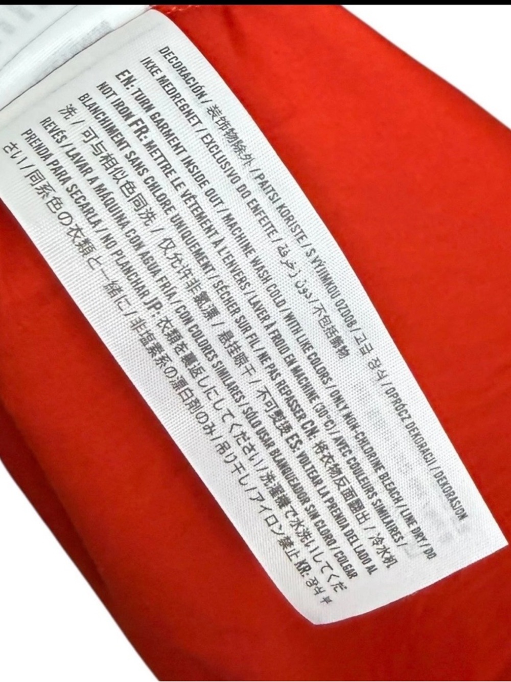 Abercrombie & Fitch Coral Puff-Sleeve Smocked Waist Dress - Picture 6 of 6